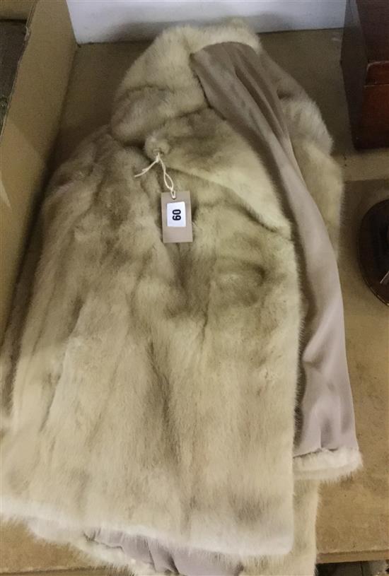 Blonde mink jacket